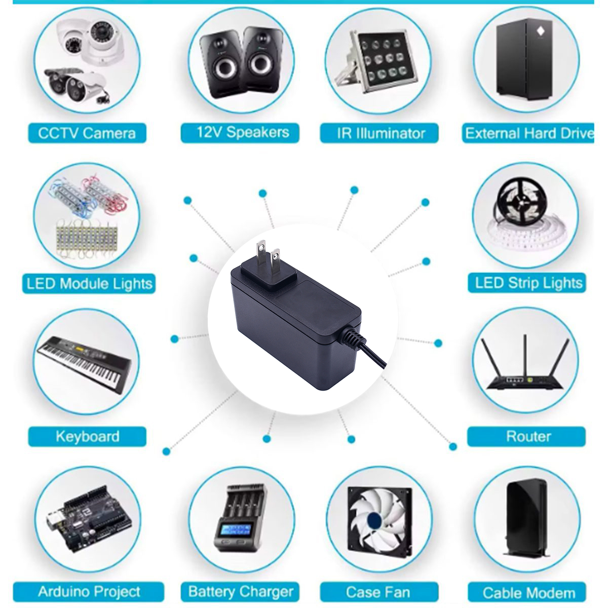 36 Watts switching power supply 